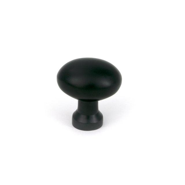 From The Anvil - Matt Black Moore Cabinet Knob - 25mm | Sku. 51250 | Trade Door Handles.