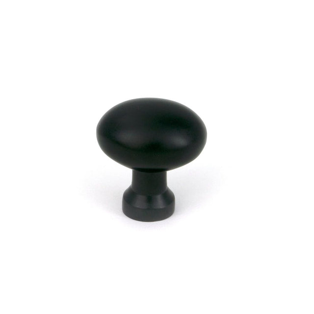 From The Anvil - Matt Black Moore Cabinet Knob - 25mm | Sku. 51250 | Trade Door Handles.