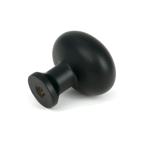 From The Anvil - Matt Black Moore Cabinet Knob - 32mm | Sku. 51251 | Trade Door Handles.