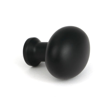 From The Anvil - Matt Black Moore Cabinet Knob - 38mm | Sku. 51252 | Trade Door Handles.