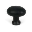 From The Anvil - Matt Black Moore Cabinet Knob - 38mm | Sku. 51252 | Trade Door Handles.