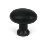 From The Anvil - Matt Black Moore Cabinet Knob - 38mm | Sku. 51252 | Trade Door Handles.