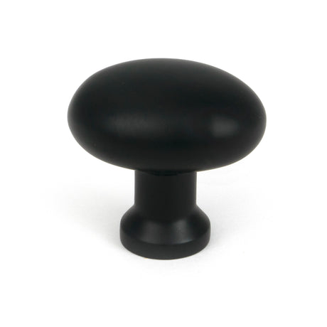 From The Anvil - Matt Black Moore Cabinet Knob - 38mm | Sku. 51252 | Trade Door Handles.
