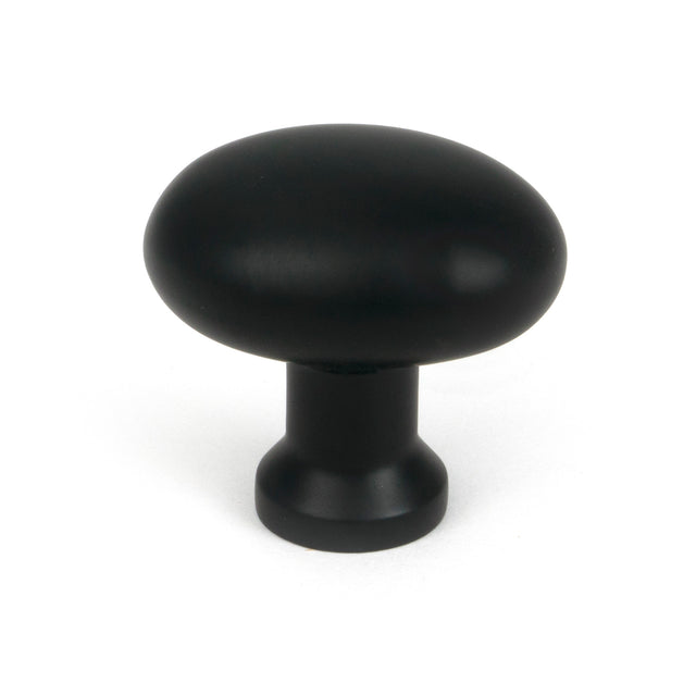 From The Anvil - Matt Black Moore Cabinet Knob - 38mm | Sku. 51252 | Trade Door Handles.