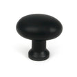 From The Anvil - Matt Black Moore Cabinet Knob - 38mm | Sku. 51252 | Trade Door Handles.