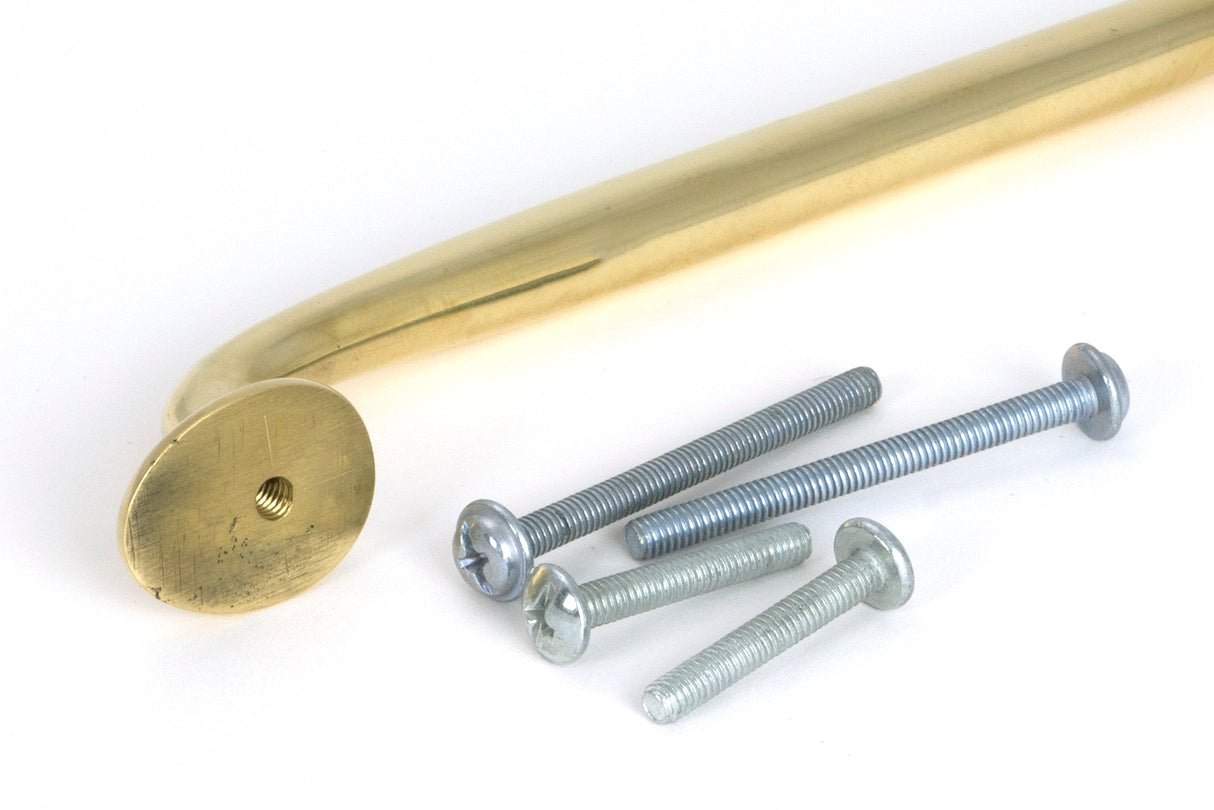From The Anvil - Polished Brass Moore Pull Handle - Medium | Sku. 51254 | Trade Door Handles.