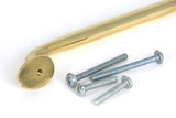 From The Anvil - Polished Brass Moore Pull Handle - Large