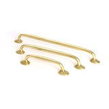 From The Anvil - Polished Brass Moore Pull Handle - Large | Sku. 51255 | Trade Door Handles.