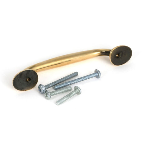 From The Anvil - Aged Brass Moore Pull Handle - Small | Sku. 51256 | Trade Door Handles.