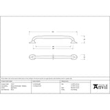 From The Anvil - Aged Brass Moore Pull Handle - Medium | Sku. 51257 | Trade Door Handles.