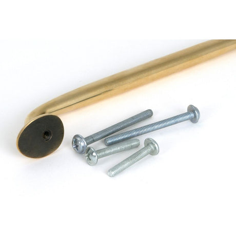 From The Anvil - Aged Brass Moore Pull Handle - Large | Sku. 51258 | Trade Door Handles.