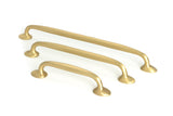 From The Anvil - Satin Brass Moore Pull Handle - Medium | Sku. 51260 | Trade Door Handles.