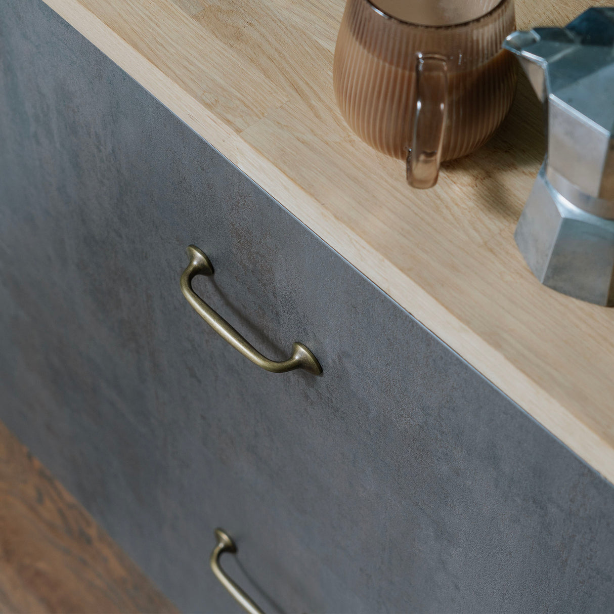From The Anvil - Burnished Brass Moore Pull Handle - Small | Sku. 51262 | Trade Door Handles.
