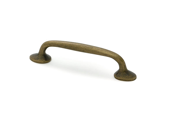 This is an image of From The Anvil - Burnished Brass Moore Pull Handle - Small available to order from Trade Door Handles in Kendal.