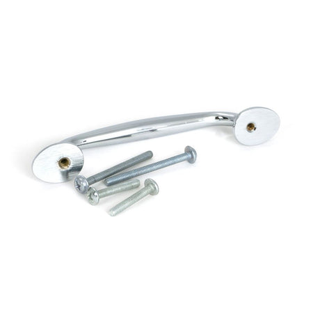 From The Anvil - Polished Chrome Moore Pull Handle - Small | Sku. 51265 | Trade Door Handles.