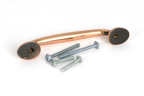 From The Anvil - Polished Bronze Moore Pull Handle - Small | Sku. 51277 | Trade Door Handles.