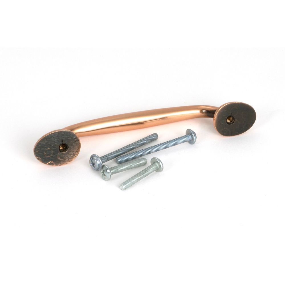 From The Anvil - Polished Bronze Moore Pull Handle - Small | Sku. 51277 | Trade Door Handles.