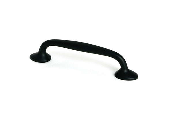 This is an image of From The Anvil - Matt Black Moore Pull Handle - Small available to order from Trade Door Handles in Kendal.