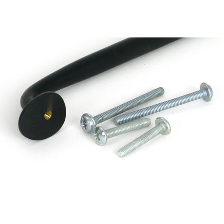 From The Anvil - Matt Black Moore Pull Handle - Medium | Sku. 51281 | Trade Door Handles.