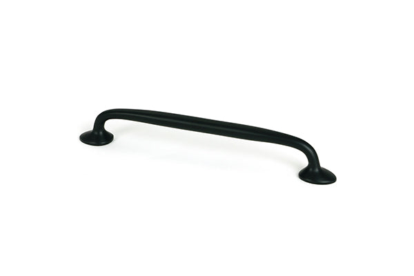 This is an image of From The Anvil - Matt Black Moore Pull Handle - Medium available to order from Trade Door Handles in Kendal.