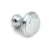 From The Anvil - Polished Chrome Hammered Cabinet Knob - Small | Sku. 51286 | Trade Door Handles.