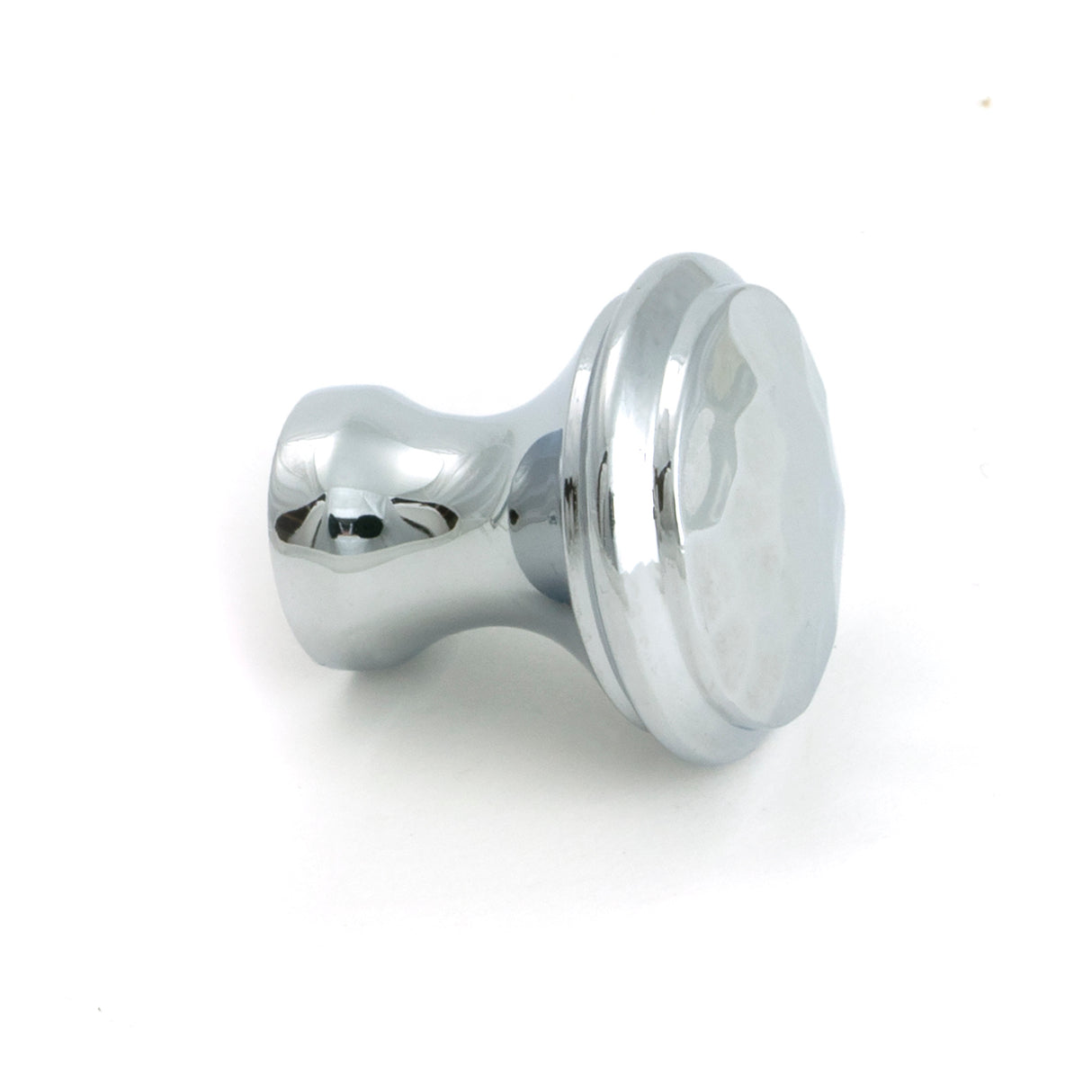 From The Anvil - Polished Chrome Hammered Cabinet Knob - Small | Sku. 51286 | Trade Door Handles.