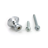 From The Anvil - Polished Chrome Hammered Cabinet Knob - Small | Sku. 51286 | Trade Door Handles.