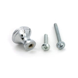 From The Anvil - Polished Chrome Hammered Cabinet Knob - Small | Sku. 51286 | Trade Door Handles.