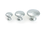 From The Anvil - Polished Chrome Hammered Cabinet Knob - Small | Sku. 51286 | Trade Door Handles.
