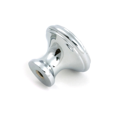 From The Anvil - Polished Chrome Hammered Cabinet Knob - Medium | Sku. 51287 | Trade Door Handles.