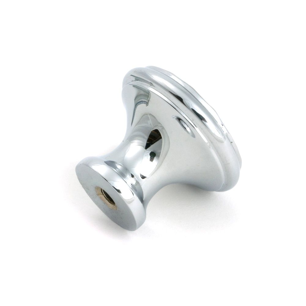 From The Anvil - Polished Chrome Hammered Cabinet Knob - Medium | Sku. 51287 | Trade Door Handles.