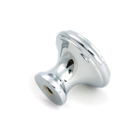 From The Anvil - Polished Chrome Hammered Cabinet Knob - Medium | Sku. 51287 | Trade Door Handles.