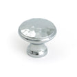 From The Anvil - Polished Chrome Hammered Cabinet Knob - Medium | Sku. 51287 | Trade Door Handles.