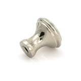 From The Anvil - Polished Nickel Hammered Cabinet Knob - Small