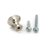 From The Anvil - Polished Nickel Hammered Cabinet Knob - Small | Sku. 51289 | Trade Door Handles.