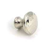 From The Anvil - Polished Nickel Hammered Cabinet Knob - Medium