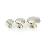 From The Anvil - Polished Nickel Hammered Cabinet Knob - Medium | Sku. 51290 | Trade Door Handles.