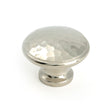 From The Anvil - Polished Nickel Hammered Cabinet Knob - Large | Sku. 51291 | Trade Door Handles.