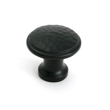 From The Anvil - Aged Bronze Hammered Cabinet Knob - Medium | Sku. 51293 | Trade Door Handles.