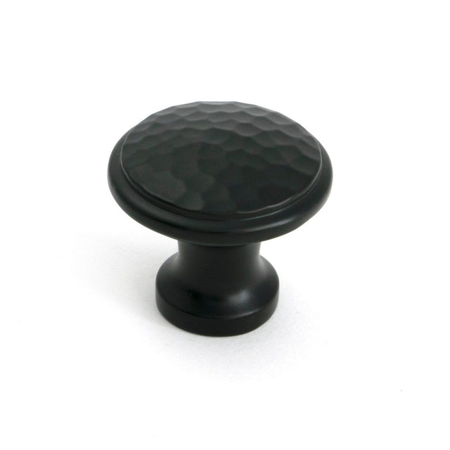 From The Anvil - Aged Bronze Hammered Cabinet Knob - Medium | Sku. 51293 | Trade Door Handles.