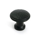 This is an image of From The Anvil - Aged Bronze Hammered Cabinet Knob - Medium available to order from Trade Door Handles in Kendal.