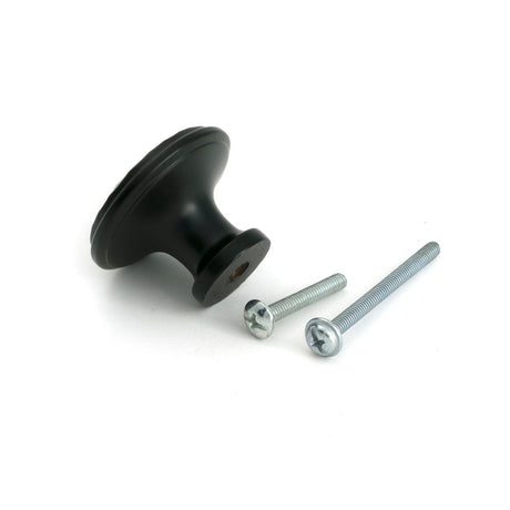From The Anvil - Aged Bronze Hammered Cabinet Knob - Large | Sku. 51294 | Trade Door Handles.