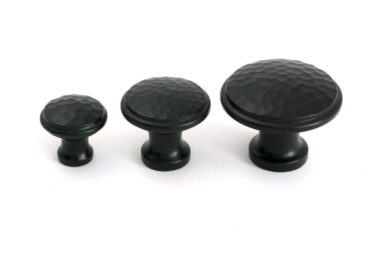 From The Anvil - Aged Bronze Hammered Cabinet Knob - Large | Sku. 51294 | Trade Door Handles.