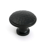 From The Anvil - Aged Bronze Hammered Cabinet Knob - Large | Sku. 51294 | Trade Door Handles.