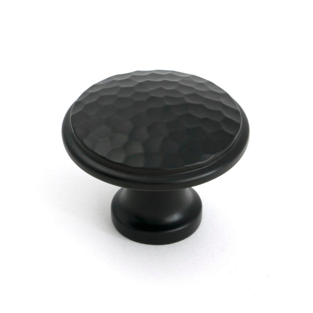 From The Anvil - Aged Bronze Hammered Cabinet Knob - Large | Sku. 51294 | Trade Door Handles.