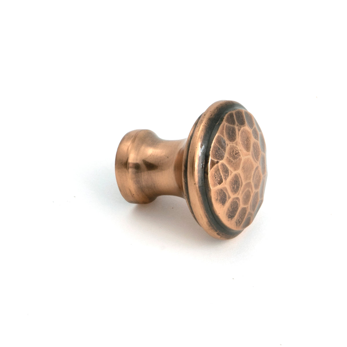 From The Anvil - Polished Bronze Hammered Cabinet Knob - Small | Sku. 51295 | Trade Door Handles.