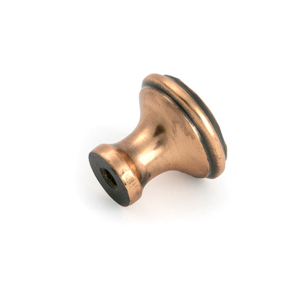 From The Anvil - Polished Bronze Hammered Cabinet Knob - Small