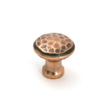 From The Anvil - Polished Bronze Hammered Cabinet Knob - Small | Sku. 51295 | Trade Door Handles.