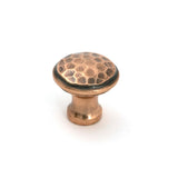 From The Anvil - Polished Bronze Hammered Cabinet Knob - Small | Sku. 51295 | Trade Door Handles.