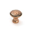 This is an image of From The Anvil - Polished Bronze Hammered Cabinet Knob - Small available to order from Trade Door Handles in Kendal.